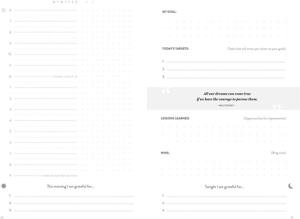 Self Journal. Planificador diario